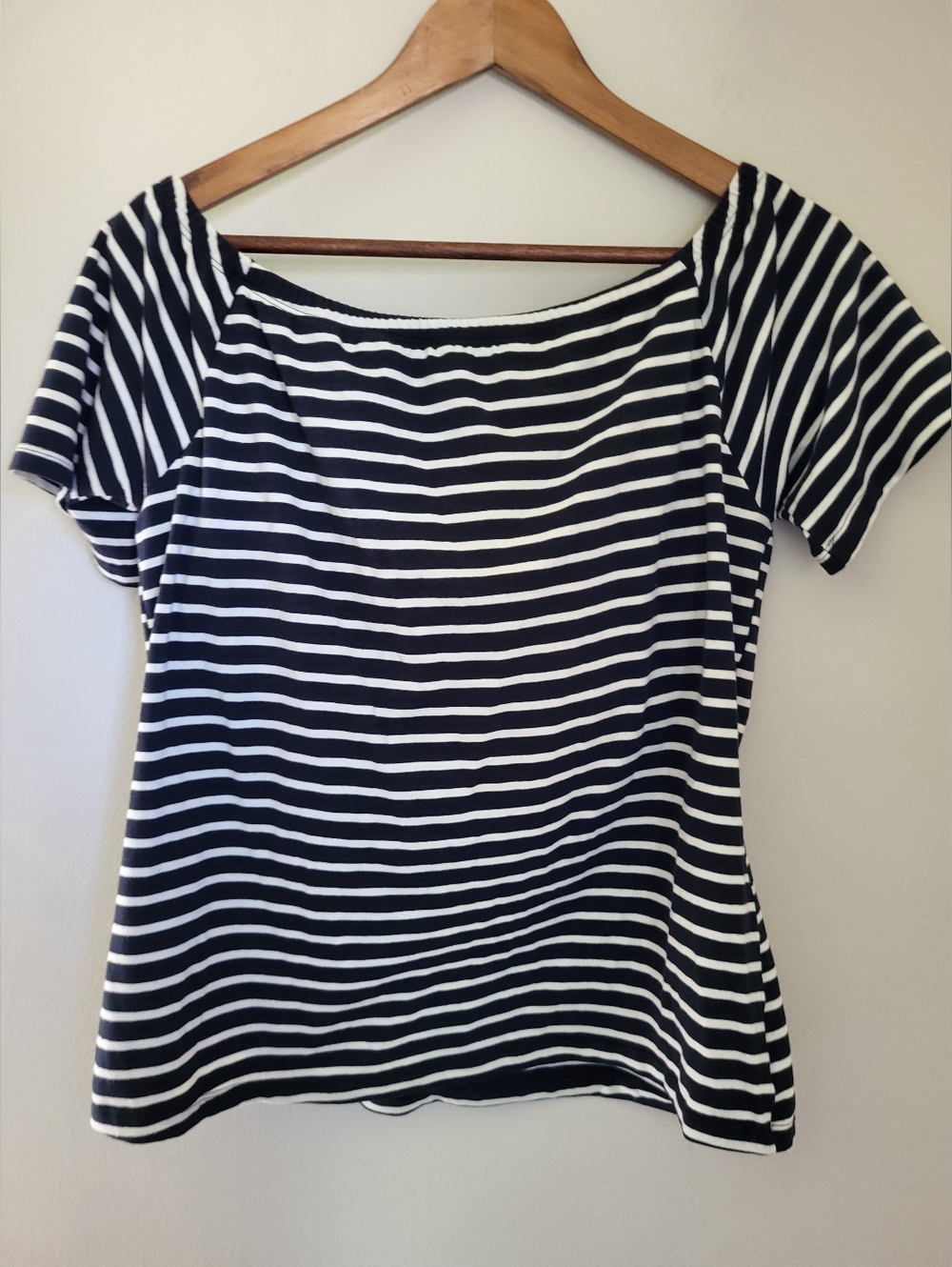 Soft Surroundings, Striped T Shirt With Built In Bra 40D